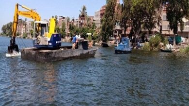 محافظ دمياط وتطهير نهر النيل